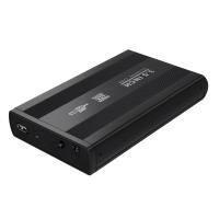 Carcasa De Disco Duro 3.5 Pulgadas Para SSD Y HDD SATA USB 2.0 Cubierta Protectora Negra Aluminio Externa Enclosure - details 4