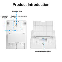 Kit De Termohigrómetro Inteligente Tuya WiFi Con Alerta De App Y 433MHz Sensor De Temperatura Y Humedad Para Gateway Wi-Fi 2.4GHz Y 433MHz - details 11