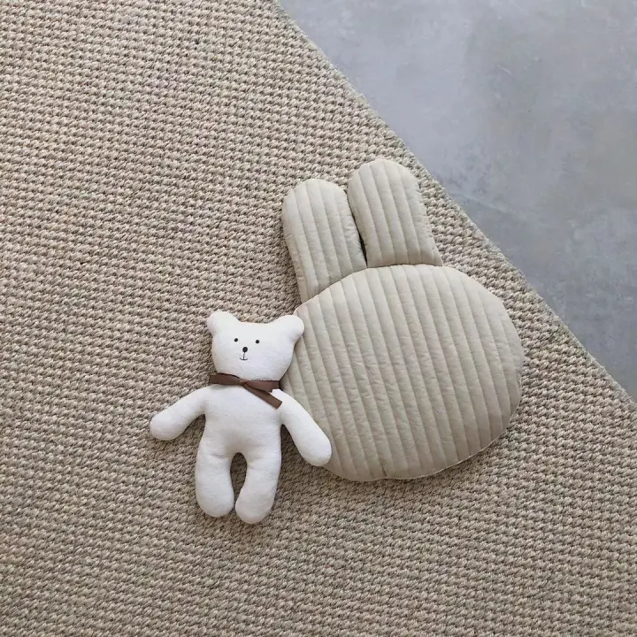 Almohada para bebé, transpirable, para el cuello, suave, agradable para la piel, lavable a máquina, acolchada para recién nacidos - 1