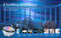 Proyector De Estrellas LED Aurora Con Altavoz Bluetooth Luz Nocturna Ruido Galaxia Para Decoración De Habitación Y Niños - details 3