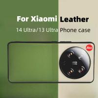 Funda De Cuero Para Xiaomi 14 Ultra 13 Ultra Protección Antigolpes Color Oficial Cubierta Protectora Compatible Con MI 14 Ultra - details 0