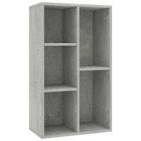 vidaXL Estantería/Aparador madera contrachapada 50x25x80cm Blanco, Negro, Roble Sonoma Mueble Almacenaje Estantería para Oficina, Estudio, Dormitorio Estantería/Librería/ mueble de Almacenamiento - details 1