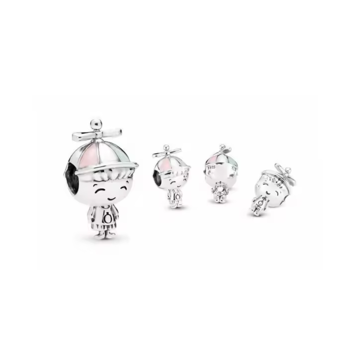 Charm Pandora Niño con Gorra de plata con esmalte rosa y verde 798015ENMX PANDORA Raíz Joyas de Plata Promoción 3x2 en Joyas de Pandora Joyas Pandora MUJER inicio Charm Pandora Mujer Pandora Original - 1