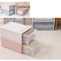 Caja De Almacenamiento Plegable Transparente Plástico Para Cajones Organizador De Ropa Y Acessorios Del Hogar Multiuso Ecológico - details 2
