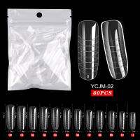 60pcs Extensiones De Uñas Falsas Art Acrílicas UV Gel Polvo Moldes De Escultura Cubiertas Completas Presión En Manicura Suministros Herramientas Para Dedos - details 8