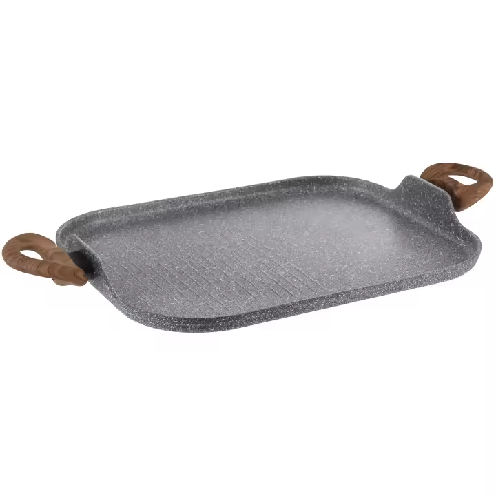 SAN IGNACIO Asador 35.5x28.3cm en aluminio forjado, apta para inducción, colección Daimiel - 1