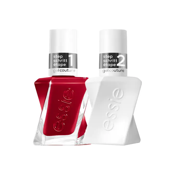 Essie | Esmalte de Uñas efecto Gel de Larga duración de Secado rápido - Gel Couture, tono 345 Bubbles only 13.5 ml + Top Coat efecto brillo - 1