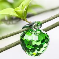 Pisapeles de Cristal, Manzana Verde, 40mm, figura de Cristal coleccionable, decoración para Bodas y Hogar. - details 0