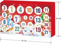 Calendario de Adviento 2024 - Kit de 24 días de Slime y amuletos - Calendarios de cuenta regresiva de Navidad Regalos para niñas, niños, adolescentes y niños pequeños - details 2