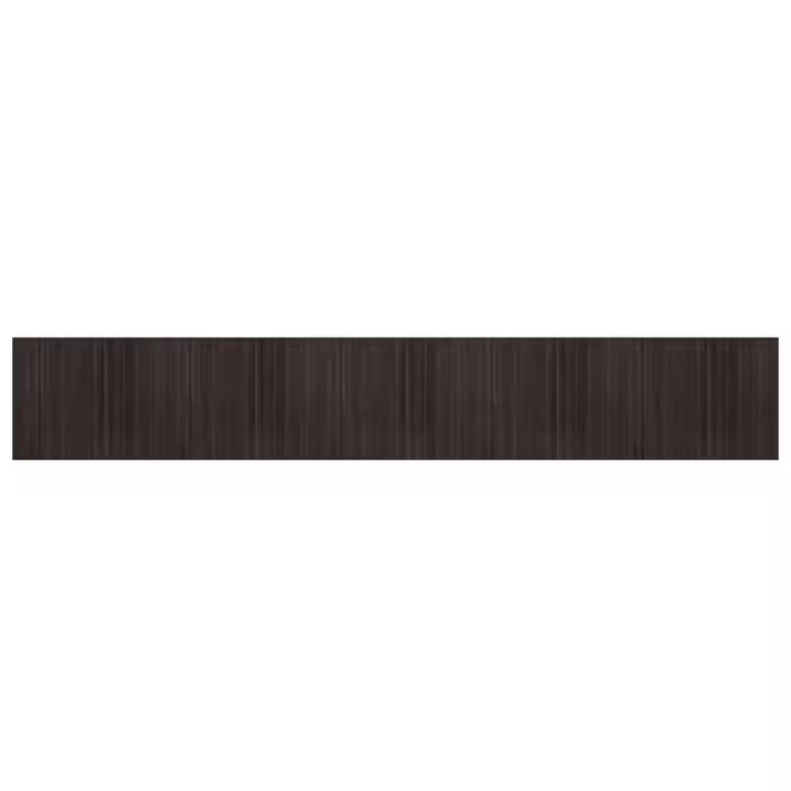 vidaXL Alfombra rectangular bambú 80x500 cm Color Negro,  Natural,  Marrón y mas Alfombras de área  Alfombra de Piso para Sala de Estar Dormitorio Habitación Salón - 1