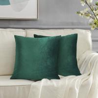 Funda de almohada de terciopelo de 2 piezas de 18 * 18 pulgadas, cojín de terciopelo simple y moderno, juego decorativo de color sólido suave, funda de cojín de almohada lumbar, adecuado para sofá, dormitorio, automóvil - details 5