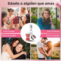 Encantos De Estrella Luminosa Platinados Para Pulsera Original Joyería DIY Simbolo Eterno Colgante De Amor Cadena De Seguridad Compatible Con Pulseras Originales - details 107