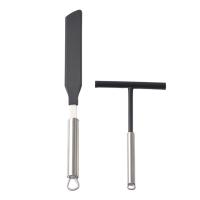 Juego De 2 Piezas Espátula Y Espátula Para Crepes Herramientas De Cocina Para Harina De Panqueques Cuchara Para Huevos Y Pasteles Utensilios De Cocina Profesionales - details 7