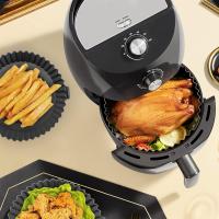 Recipiente de silicona para freidora de aire, paquete de 2, revestimientos de silicona reutilizables, accesorios para freidora de aire, para cocina - details 3