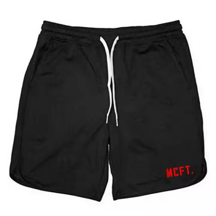 Shorts Deportivos Casuales Para Hombres Verano Malla Transpirable Entrenamiento Fitness Corte Holgado Material Poliéster - 1
