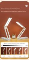 Lámpara De Escritorio Multifuncional Plegable Con Protección Ocular Iluminación LED Para Dormitorio Sala De Estar Estudio Regulable a Infinito - details 5