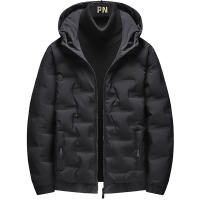 Parka Hombre Abrigo De Plumas De Pato Blanco Corto Para Estudiantes Jóvenes Otoño Invierno Con Capucha Cierre De Cremallera - details 5