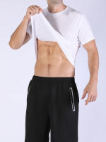 5PCS Camiseta Deportiva Para Hombre De Color Sólido Ultraligera Secado Rápido Transpirable Para Entrenamiento Fitness Running Gimnasio - details 6