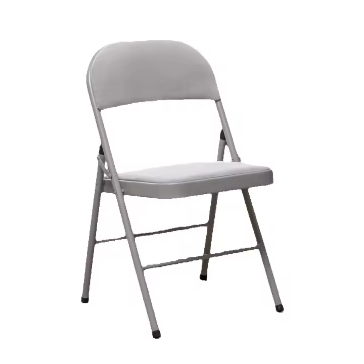 ORION91 Silla ARIES Terciopelo Gris Perla Plegable Comedor Oficina Salón Teletrabajo Cocina - SpazioLuzio - 1