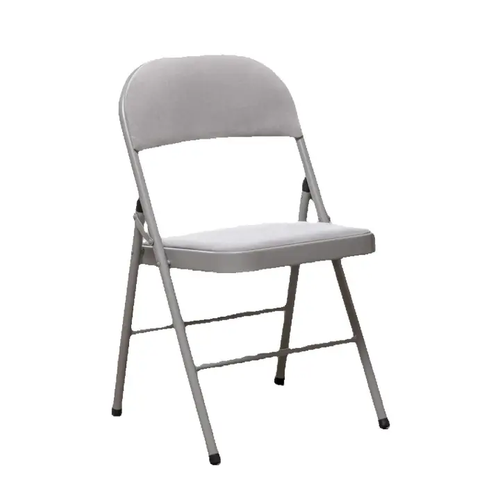ORION91 Silla ARIES Terciopelo Gris Perla Plegable Comedor Oficina Salón Teletrabajo Cocina - SpazioLuzio - 1