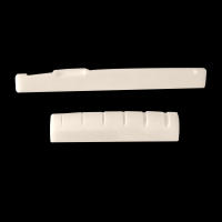 Juego De Nut Y Puente Para Guitarra Acústica Folk Real Hueso 43MM*6MM*9MM Y 72MM*3.0MM*9MM Accesorios De Guitarra - details 2