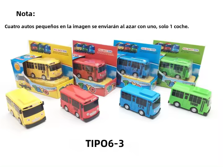 Juego De Juguetes Con Camión De Autobús Tayo Y Señales De Tráfico Para Niños Set Educativo De Seguridad Vial Regalos De Cumpleaños Para Niños Hombres - 1