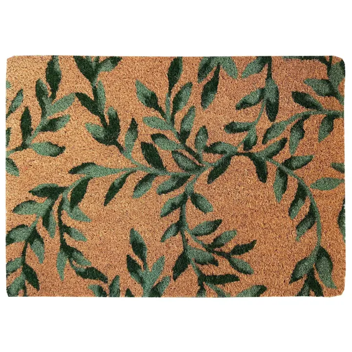 felpudo coco 60x40 hojas 7161101-8 - 1