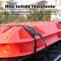 Cinta Tensora de Carraca para Coche，Correa de sujeción para coche， Correa multiuso de amarre (2 Unidades) – 25mm x 3.5m | Capacidad: 250 kg - details 3