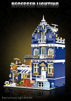 Bloques De Construcción Miniatura Villa Europea En El Mercado Callejón Juguete Educativo Para Niños Modelo De Luz Escena Arquitectónica Regalo Ideal Para Edad 6-12 Años - details 5