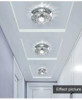 Lámpara De Cristal LED Para Decoración De Techo Sala De Estar Corredor Porche Balcón Iluminación Interior Moderna Estilo Contemporáneo - details 2