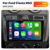 Radio Multimedia Para Ford Fiesta Mk VI 5 2002-2008 Android 14 OS Pantalla De 9 Pulgadas Con CarPlay Android Auto Y GPS Estéreo Sin Cables - details 0