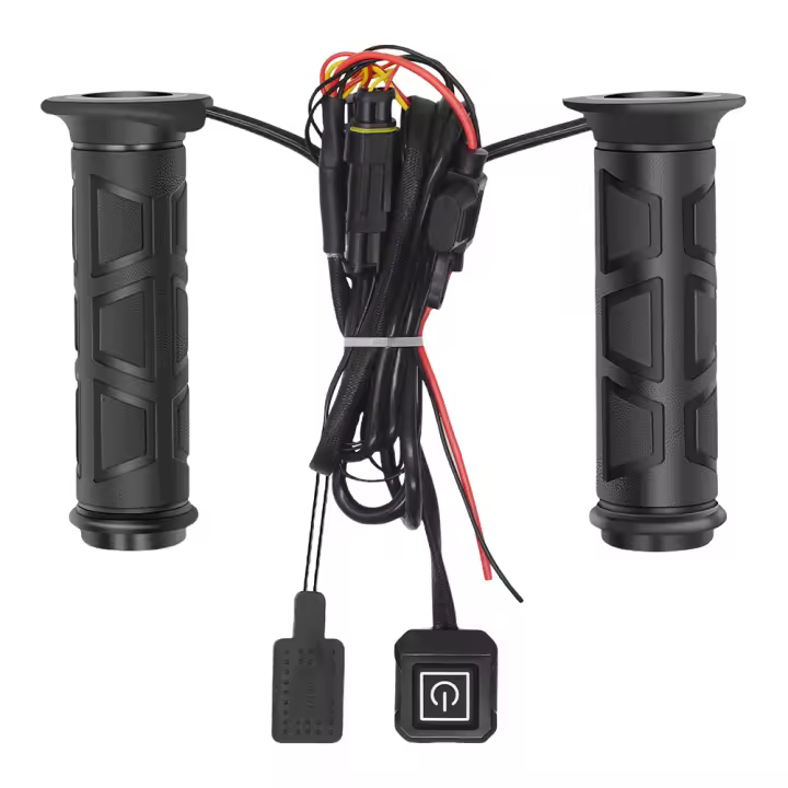 APWIKOGER Manoplas Calentadas Electrónicamente Para Motocicleta DC 12V Control De Temperatura Inteligente Accesorios Para Invierno - 1