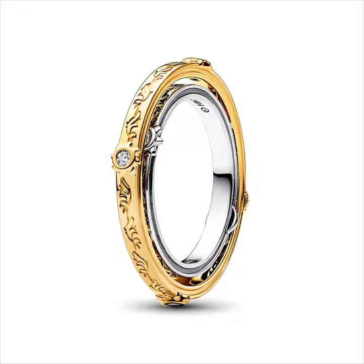 Anillo De Mujer Disney Mickey Esparkling Eternidad Dragón Corona Vintage Accesorios Para Boda Compatible Con Pandora 925 - 1