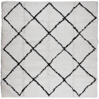 vidaXL Alfombra peluda pelo largo moderna PAMPLONA 200x200cm Color Antracita,  Beige,  Crema y mas Alfombras de área  Alfombra de Piso para Sala de Estar Dormitorio Habitación Salón - details 10