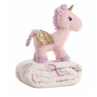 Llopis Unicornio Rosa con Manta 90x75 cm en caja de regalo LLopis - details 0