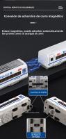 Modelo De Tren De Alta Velocidad FuXing a Escala 1:60 Con Control Remoto Luz Y Sonido Regalo De Adorno Para Jóvenes De 14 Años Y Adelante Metal - details 6