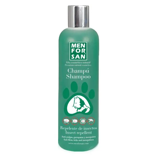 MENFORSAN CHAMPU GATOS REPELENTE INSECTOS 300 ML - 1