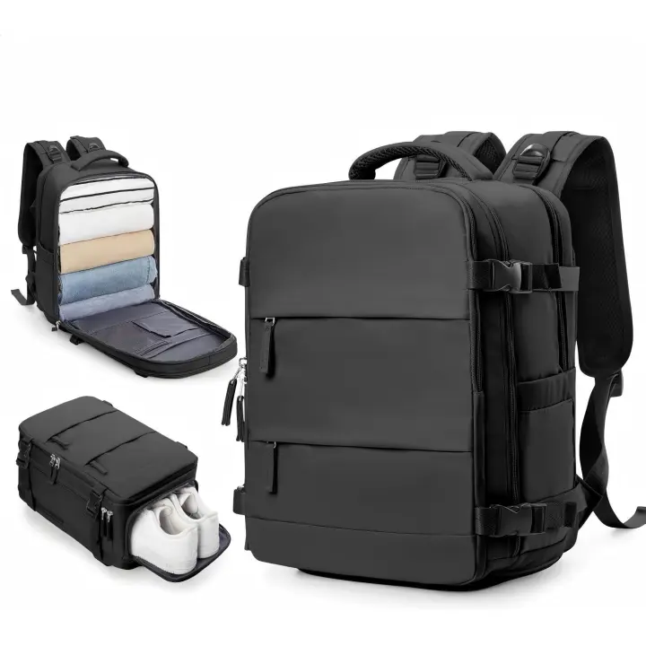 Mochila viaje cabina avion 40x20x25，Mochila Grande Para Ordenador Portátil, Mochila De Viaje Aprobada Por La Aerolínea, Mochila Deportiva Para Senderismo Con Compartimento Para Zapatos-Cecodadi - 1