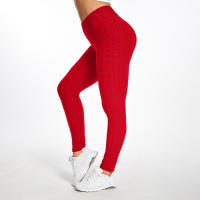Leggings De Yoga Para Mujer Fitness Running Cintura Alta Slim Pantalones Deportivos Push up Secado Rápido Gimnasio Correr Trabajo Largo - details 31