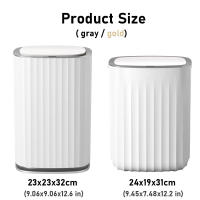 Basurero Inteligente Sensor 12L 15L Impermeable Para Baño Y Cocina Basura Automático Ecológico Para Hogar Inteligente - details 0