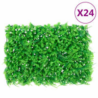 vidaXL Valla de Hojas de Helecho Artificial Enrejados Verde 40x60 cm Cantidad 6 unidades, 24 unidades - details 1