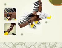 Bloques De Construcción Creativos Figuras De Animales Aves Cerdos Papagayos Gansos Modelos Educativos Cognitivos Para Niños - details 7