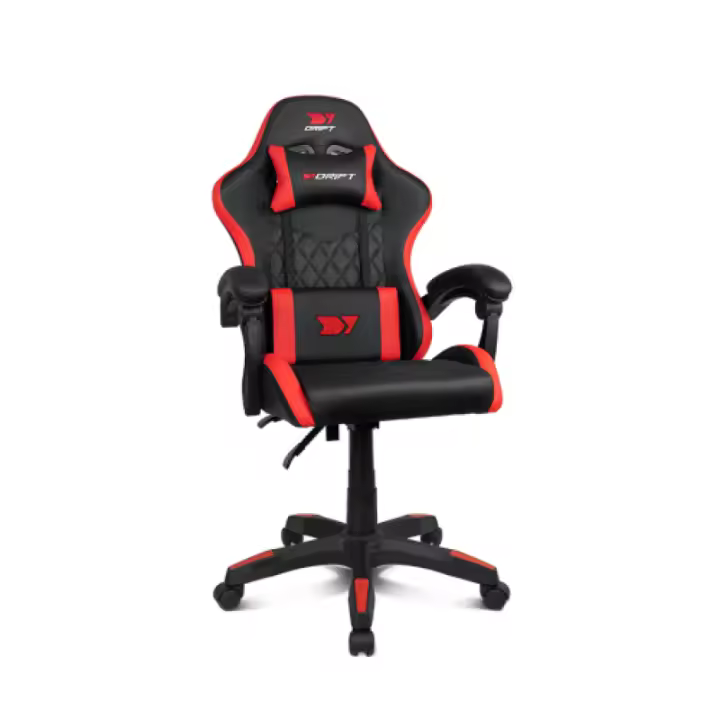 Drift Dr35br Silla Para Videojuegos Silla Para Videojuegos De Pc Asiento Acolchado Negro, Rojo - 1