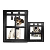 Puerta De Malla Para Mascotas Plástica Cerrable Para Perros Y Gatos Prueba De Mosquitos Seguridad Con Velo De Gato Para Ventanas Puerta De Albergue Para Mascotas - details 4