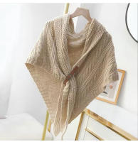 Bufanda De Tela Traidora Con Botones De Cuero Para Mujer Multifuncional Estilo Casual Adecuada Para Todas Las Estaciones - details 22