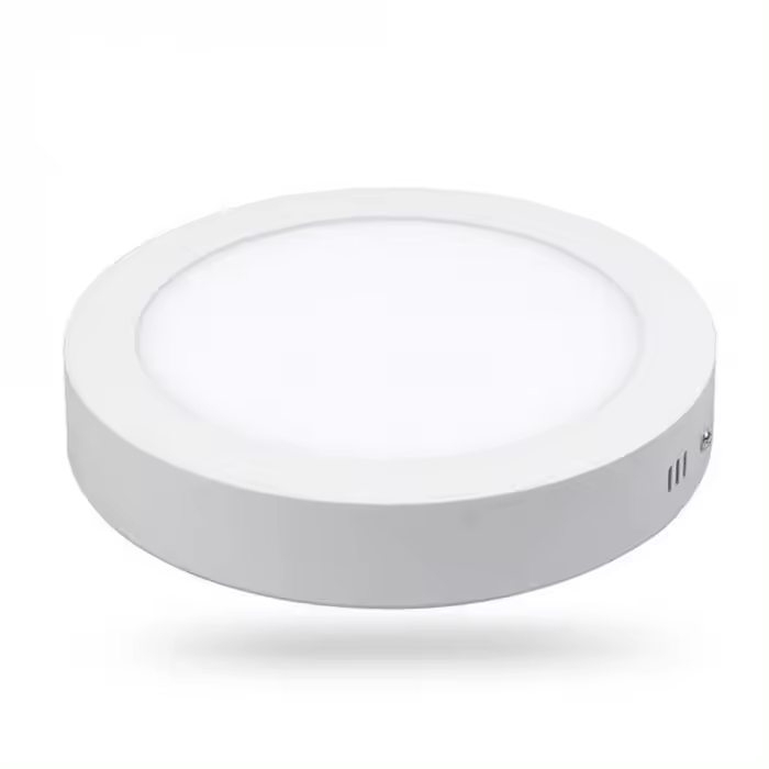 CABLEPELADO Plafon LED 18W redondo | Instalación en superficie | Marco blanco aluminio | Medida 220 mm de diámetro x 40 mm altura | Luz Blanca 6000K | 1700 Lumens [Clase de eficiencia energética A] - 1