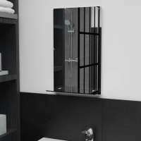vidaXL Espejo de Pared con Estante de Vidrio Templado de Maquillaje Dimensiones 20 x 40 cm,  30 x 50 cm,  40 x 40 cm y mas - details 1