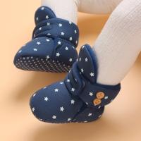 Botitas De Nieve Para Bebé Niño Y Niña Zapatos De Primera Caminata Invierno Algodón Cálido Antideslizante Suela Nuevo Nacido Zapatos Para Cuna - details 50