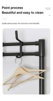 Estante De Zapatos Multi-Nivel Con Gancho Organizador De Ropa Y Zapatos De Pie En El Suelo Almacenamiento Con Gancho Para Zapatillas - details 13