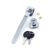 Cerradura De Herradura Para Puerta De Vidrio Deslizante Con 2 Llaves Adecuada Para Vidrio De 5-8mm Aleación De Zinc Armario Expositor - details 7
